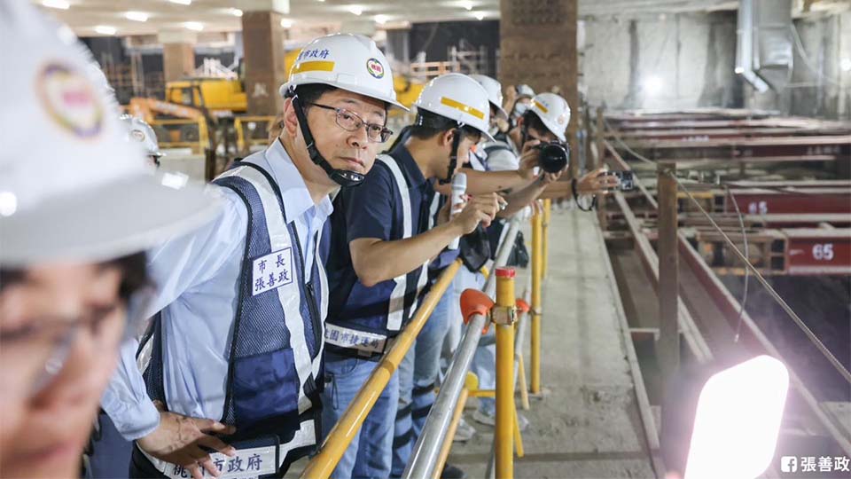 強震襲全台！張善政急關心桃園捷運綠線工程