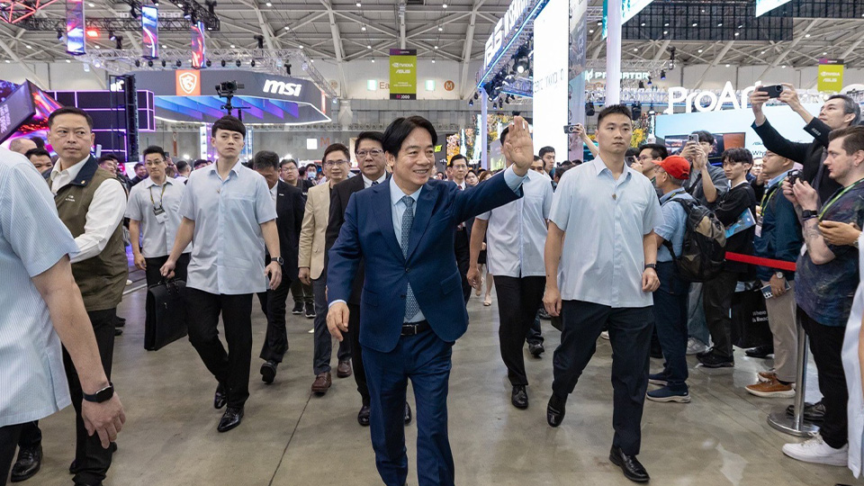 台北國際電腦展全球矚目 賴清德共襄盛舉