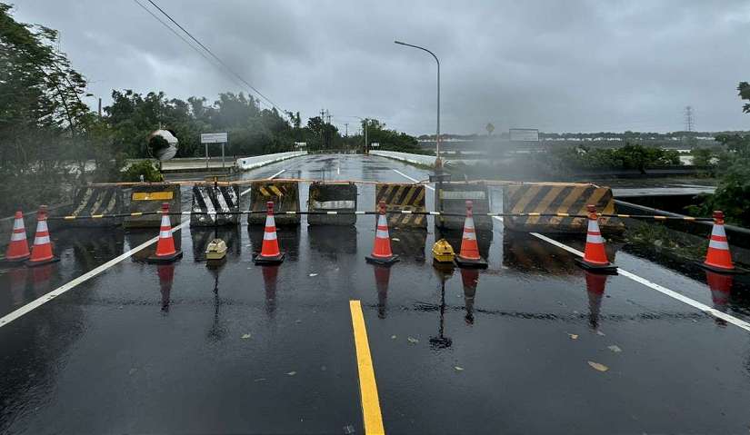 凱米來襲 交通安全防範 雲縣府預防性封路2處、封橋8座