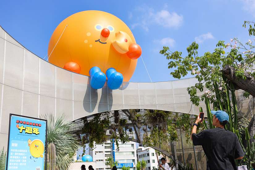 巨型萌獸出沒PARK2草悟廣場！台中國際動畫影展十週年 全新IP餅餅、涼涼吸人潮