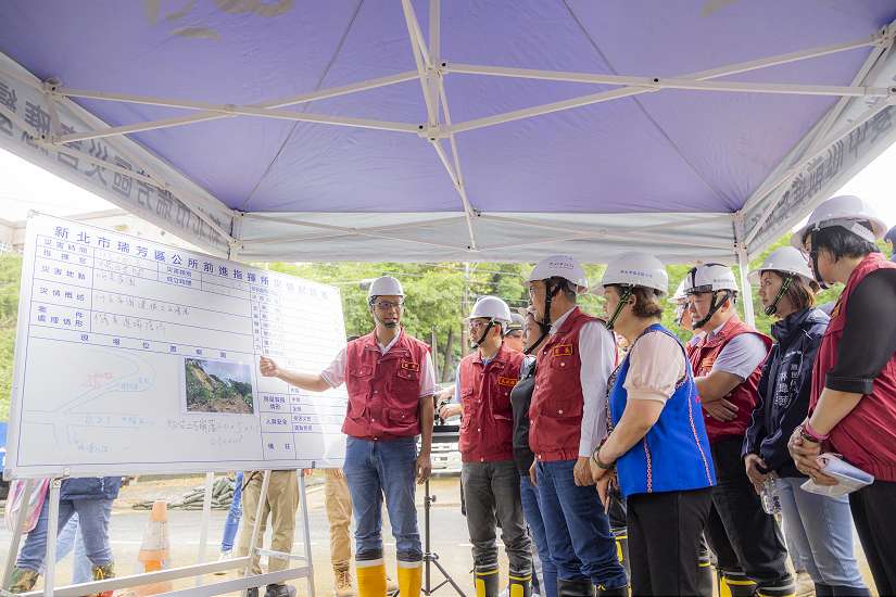 山陀兒颱風致災 新北瑞芳區阿美家園連外道路今搶修 快樂山聚落34族人安置中