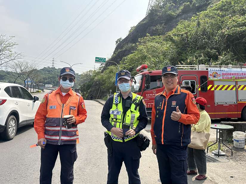 汐止警分局維護交通好安心 出門掃墓更放心