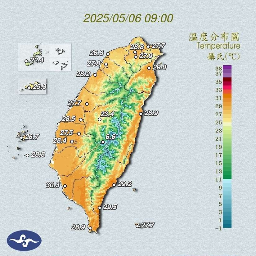 首波梅雨鋒面來了