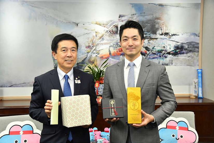 蔣萬安市長接見名古屋市長訪團 盼未來加強兩市交流合作