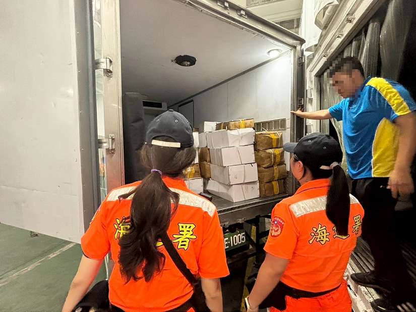 海巡邊境查緝　扣留中國逾1.4噸走私水產品