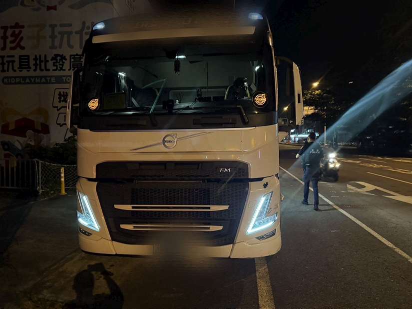 苗栗警局落實臨檢取締 打擊非法載運廢棄物