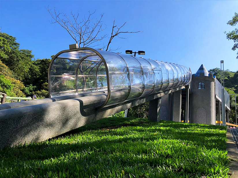 汐止玩公園！白雲公園玩9座滑道溜滑梯、康誥坑公園打造天空城堡樂園等你來冒險