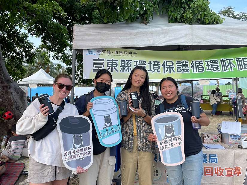 手拿循環杯 吃喝最對味 臺東環保局推市集減廢新日常 為永續加分