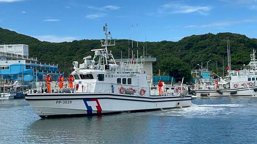 澳底海巡隊PP-3529艇成軍 強化東北角海域防線