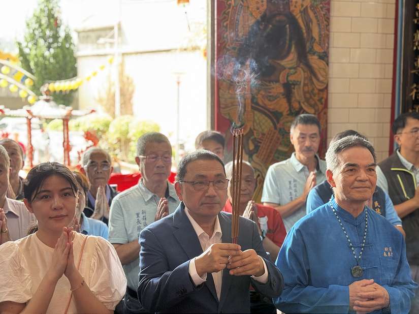 瑤池金母聖誕千秋 侯友宜赴新莊參拜 祈求百姓安居樂業