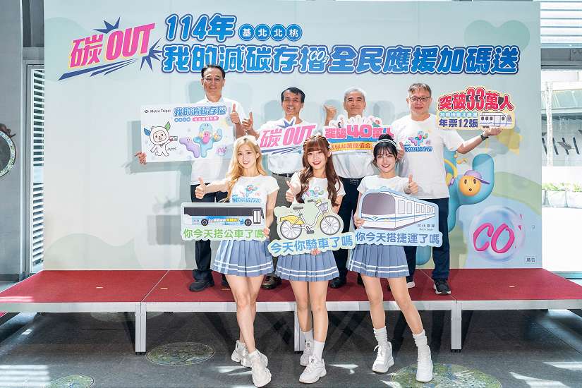 「我的減碳存摺」全民應援再升級!超越33萬人參與捷運年票送給你!力拚突破40萬人響應,悠遊付儲值金等你來拿!