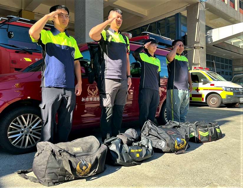 竹市持續馳援花蓮 分梯次增派人力車輛加速災後復原