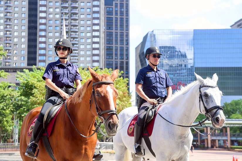 新北騎警再登國慶舞台　侯友宜：展現城市榮耀與警察精神