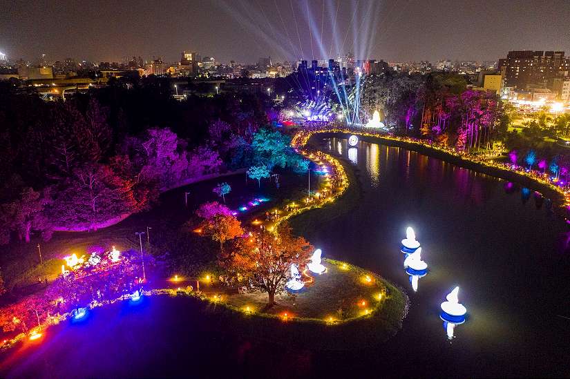 光織影舞 有影真光　16天吸引105.8萬人次　白天夜晚皆亮眼再創歷史新高