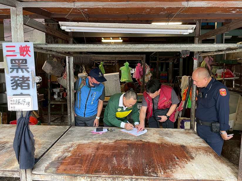 新北市攤商販售為解凍豬肉 並有屠宰證明