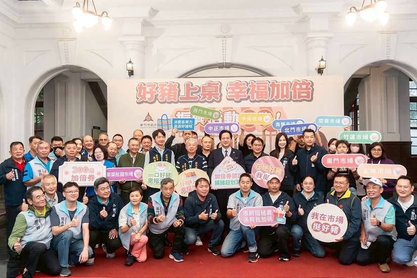 100換200！竹市加倍券開跑 邱臣遠代理市長：吃好豬、挺攤商、拚經濟