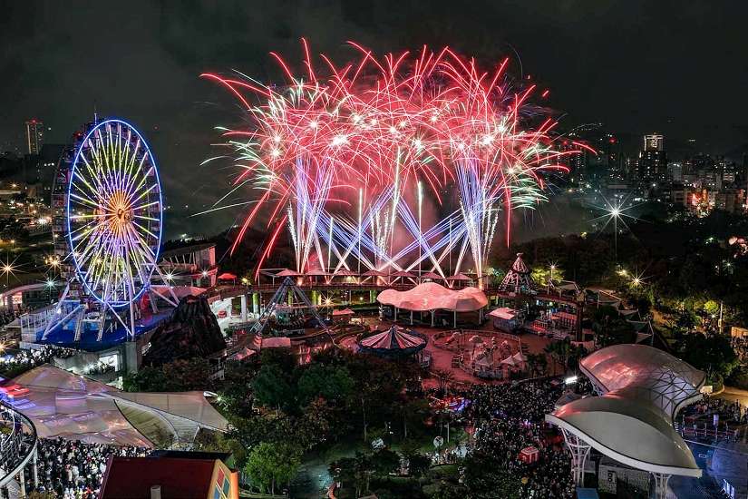 煙火點亮豐收、無人機引領啟航 兒童新樂園「兩地三場」跨年秀揭開新年序章 與紐西蘭 — 世界第一同步迎新