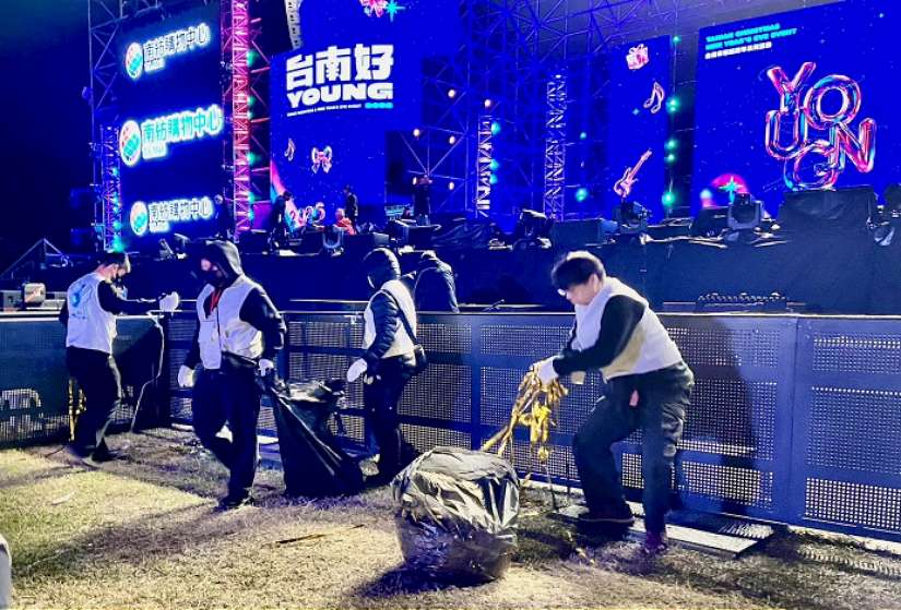「2026台南好Young」跨年晚會元旦凌晨2點恢復主場地市容 30分鐘完成場地周邊主要道路疏散  
