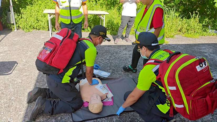 基隆市每小時2.3件救護案件　消防局呼籲學習CPR、禮讓救護車