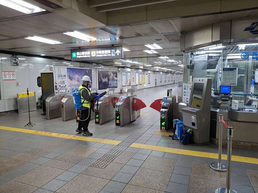 臺北捷運持續加強各車站鼠害防治 啟動全線站體與列車清潔消毒
