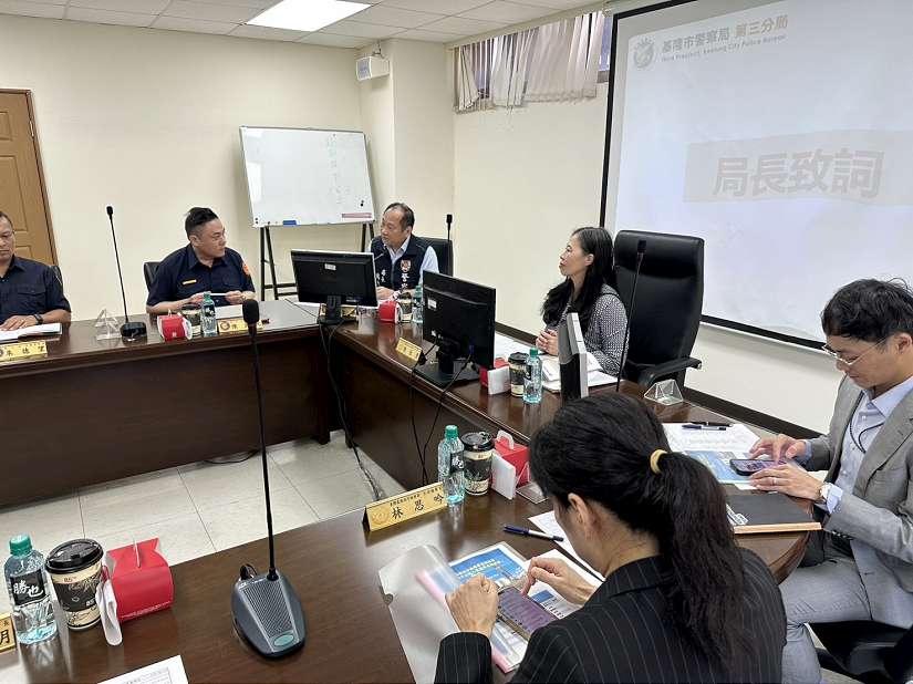 臺灣基隆地方檢察署檢察長率隊指導查賄制暴工作，檢警攜手維護乾淨選風