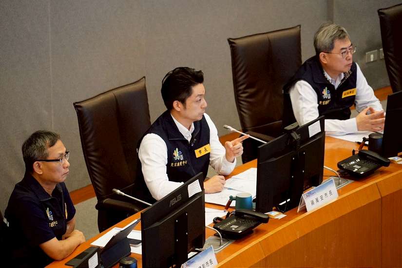 主持巴威颱風第二次整備會議 蔣萬安：強化48小時重點整備、啟動跨局處支援機制