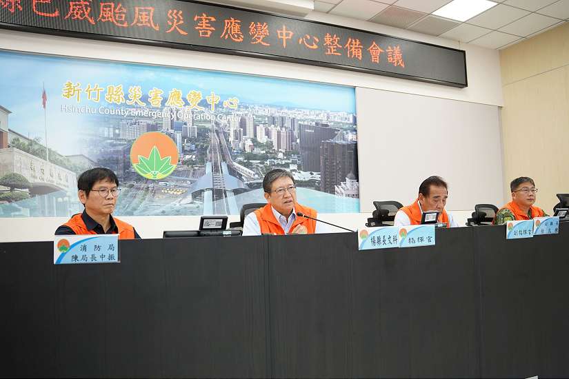 迎戰巴威颱風！楊文科坐鎮防颱整備 嚴防易淹水區域